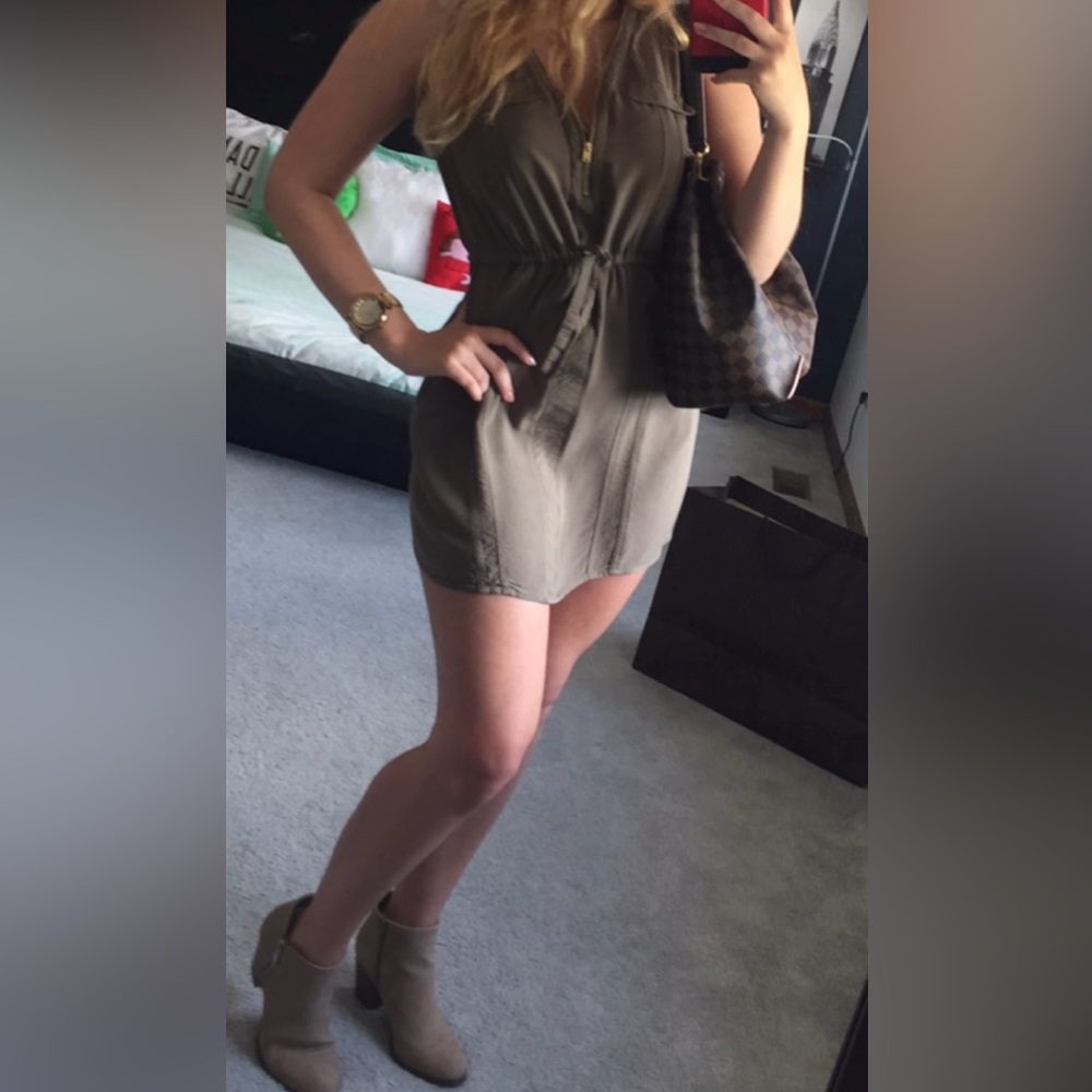 G by Guess Olive Green Dress size Small